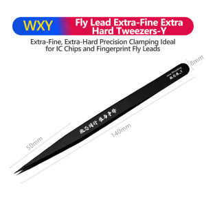 WXY X/Y Extra-Fine Tip Extra-Hard Flying Wire Tweezers for Mobile Repair Mainboard PCB IC Fingerprint Flying Wire Clamping Tool
