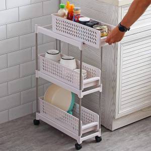 DIHUANTUO | Extendable Kitchen and Bathroom Storage Rack Floor-standing