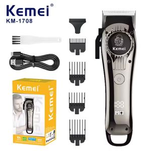 Kemei | Kemei KM-1708 Professional Electric Barber Hair Clipper Rechargeable Hair Trimmer  Beard Razor Cordless Men Hair Cutting Machine