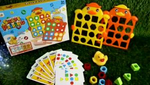 COD Mainan edukasi anak geometri game matching puzzle shape geometric duck Bebek SS1915 //mainan edukatif anak //mainan murah//mainan anak pintar