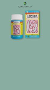 KEMBANG BULAN/12 KAPSUL/OBAT JERAWAT/ MERINGANKAN GATAL GATAL