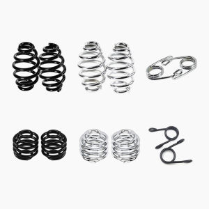2pcs Motorcycle Saddle Seat Spring Solo Seat Springs Mount Kit For Harley XL 883 1200 Sportster Touring Road King Dyna