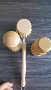 Sikat Dapur Cuci Piring Wooden Cleaning Brush Pot Brush Kayu Cleaning Tool