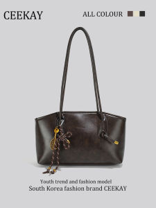 Ceekay Womens Large Capacity Tote Bag Underarm Commuter Bag Stylish Single Shoulder Handbag for Daily Use in Autumn And Winter