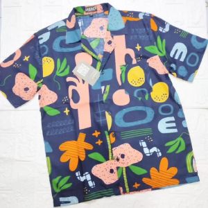 Kemeja Pantai Surfing Amarillo Series: Kemeja Bali untuk Pria