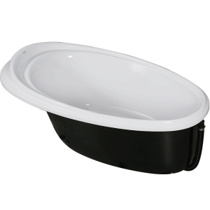 Adult Home Oval Embedded Pearl Bath Tub
