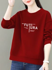 ทันสมัย หลวม คอกลมแขนยาว เสื้อสเว็ตเชิ้ต ผู้หญิง เวอร์ชั่นเกาหลีสไตล์ใหม่ ฤดูใบไม้ผลิ ฤดูใบไม้ร่วง มีสไตล์ พรางหุ่น หลากหลาย ด้านบน