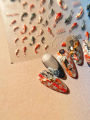 1PCS 5D Relief Cartoon Series Nail Art Stickers Kawaii Koi Carp Fish Design Nail Decoration Transfer Slider Decals DIY Accessory. 