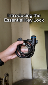 SG READY STOCK】🇸🇬 CLEARANCE Bicycle Lock | Anti-Theft Lock | Cable Lock 110cm | Additional Back-Up Key
