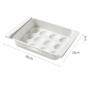 Creative Refrigerator Fresh Keeping Storage Box Drawer Egg Fruit Basket Retractable Food Storage Container Household Organizer