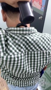 Súng massage cầm tay mini 7 đầu Puli PL-657 thiết kế mới cán tay cầm dài