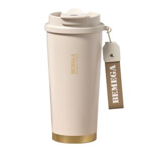 Bemega | Ceramic Lined Insulated Cup For Women Students With Straw Travel Friendly