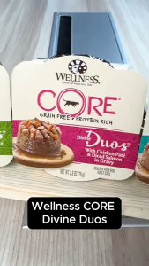 Wellness CORE Divine Duos - Grain-Free Protein Rich Wet Cat Food 2.8oz (79g) | 4 Tasty Flavors