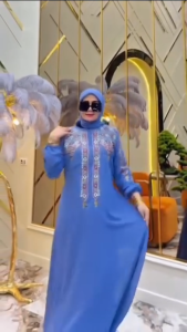 COD Alia Dress Ceruty Babydoll Bordir Dress Wanita Terbaru 2025 Kekinian Gamis Viral Dress Kondangan