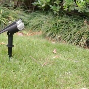 Vimite 7LED Solar Lawn Lamp Outdoor Lighting IP65 Waterproof 150° Adjustable Automatic Night Light Landscape Garden Courtyard Sidewalk Wall Light Lighting Spotlight โคมไฟโซล่าเซลล์ 7 Led - Lazada