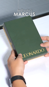 Leonardo Thắt Lưng Nam Marcus Da Microfiber Cao Cấp Khóa Xoay 360 Độ Sử Dụng 2 Mặt Dây Đa Năng