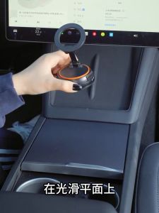 OATSBASF Car Mount Dashboard Magnetic Suction Phone Holder Rotatable Base Phone Stand