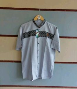 RQY-Baju Koko Pria Model Terbaru Lengan Pendek Katun Oxford