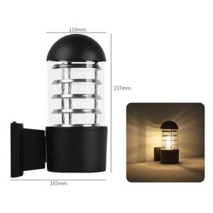 【COD&Ready】Rohstar IP65 waterproof Aluminum wall lamp Garden outdoor rainproof E27 Home lighting Socket