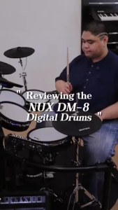 NUX DM-8 Flagship Professional Digital Electronic Drum Kit for Stage Performance and Studio