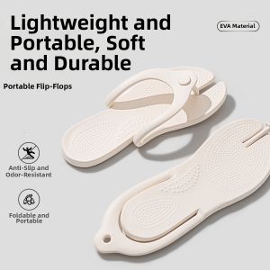 RUNROU | Foldable Antibacterial Anti-slip Portable Flip Flops