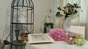 Paper Bag Mika Warna PUTIH PINK Tas Bouquet Flower Goodie Bag Hampers 1003