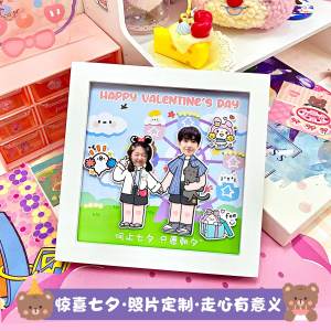 Creative Gift Ideas for Boyfriend Birthday Anniversary Valentines Day Surprise Couples Cartoon Themed Gift Box Customizable