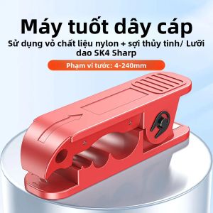 Máy Cắt Cáp Quang SAIVXIAN IPC-240 Máy Cắt Dây Đa Chức Năng Máy Cắt Dây Cách Điện 4-240mm Cho Thiết Bị Cáp Quang