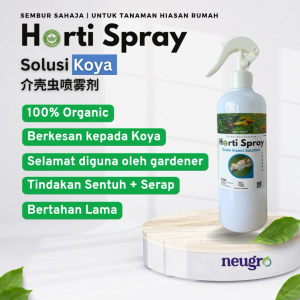 Racun Serangga Koya 500ml Neugro Horti Spray Scale Insect Solution Organic Mealybug Killer 园艺介壳虫有机喷剂