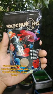 100g 50g Watchupong Granules Fry Booster Growth Fish Food Betta Food Aquarium Pet Food Essentials