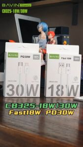 BAVIN CB325 60Watts USB C Cable Type C Data Cord PD Fast Charging For iPh 15 Series and Laptop Charging