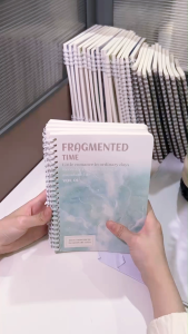 4PCS/Set A5 Spring Spiral Notebook Student Binder Line Notebook 60 Sheets For Hight School
