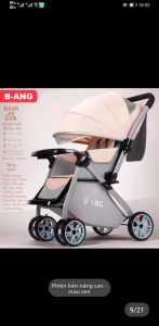 LIWAN | Xe Đẩy Trẻ Em 4 Bánh Chống Sốc Gập Gọn Điều Chỉnh Hướng