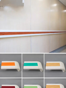 HULING | Medical Corridor Handrail Anti-slip Accessibility Aluminum Alloy