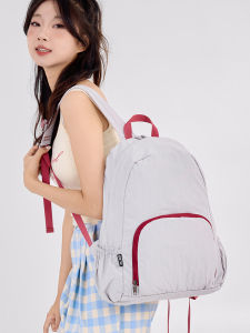 Foldable Dual-color Leisure Sports Travel Backpack Ultra-light Commuting Computer Bag for Students And Young Adults