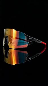 KAV Frameless UV400 Mirror Cycling Sunglasses Light Anti-UV Sports Glasses For Bike Run Climb Outdoor