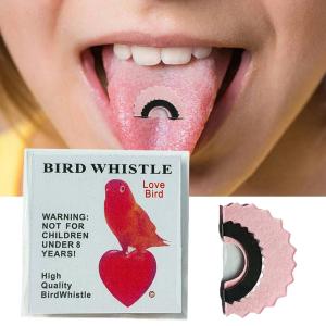 1PCS Bird Wacky Whistle Magic Fun Bird Caller Tongue Warbler Original Magic Tweeting Noisemaker Toys Tricks Gift