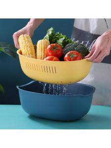 Multi-functional Circular Vegetable Washing Basin Plastic