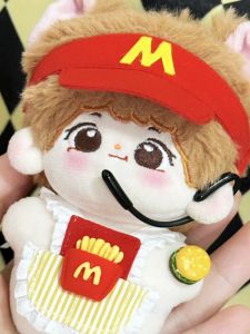 New Arrival 10cm Doll Clothes McDonalds Doll Clothes Cute Suit Cotton Doll Clothes Doll Clothes Clothes Doll for Accessories