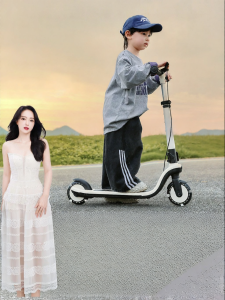 maiduomi | Childrens Scooter 3-12 Years Old Turnable Dual Brakes 2 Wheels