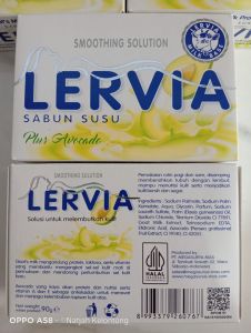 LERVIA Sabun Susu 90gr Paket Hemat 10pcs