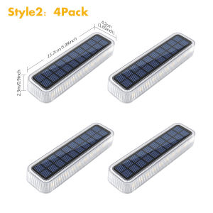 Đèn Bậc Cầu Thang Năng Lượng Mặt Trời Ngoài Trời IP65 Chống Nước 2 Chế Độ Đèn LED Năng Lượng Mặt Trời Cho Sân Vườn Hàng Rào Lối Đi - Dễ Lắp Đặt