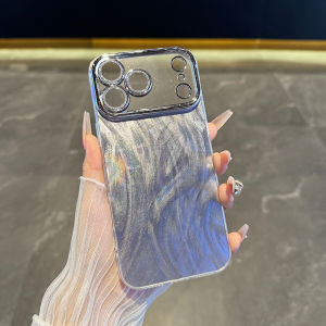 Sparkling Lens Film Acrylic Feathered Gradient Phone Case for iPhone 17 pro Max Full Cover Protection Luxury Creative Design