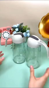 Botol Kaca Minyak Goreng Tutup Otomatis 630 ML / Olive Oil Bottle Serbaguna