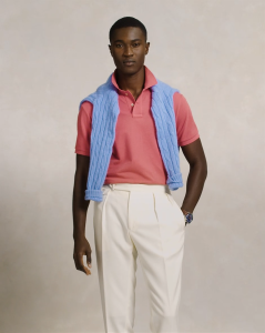 Polo Ralph Lauren Men Custom Slim Fit Mesh Short Sleeve Polo Shirt [Sale]