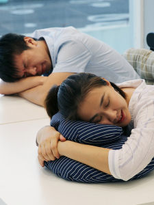 Đệm Ngủ Trưa Cỡ Nhỏ Hình Chú Gấu Phong Cách Hiện Đại Đơn Giản Đệm Đầu Giường Bằng Vải Nỉ PP Cotton Drift City