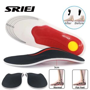 SRIEI 1Pair Orthotic Insole Arch Support Inserts Insole Relieve Flat Foot Pain High Arch Plantar Fasciitis Shock Absorbing Insole for Men Women