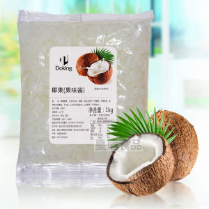 Dunhuang Original Flavor Coconut Jelly Cube 1kg Bag Specially Or Milk Tea Coconut Meat Crystal Fruit Pearl Milk Tea Shop Raw Material