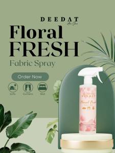 Fabric Spray Floral Spray