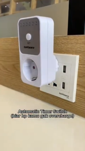 Taffware Stop Kontak Programmable Timer Switch 6 Program 230V/16A - W03